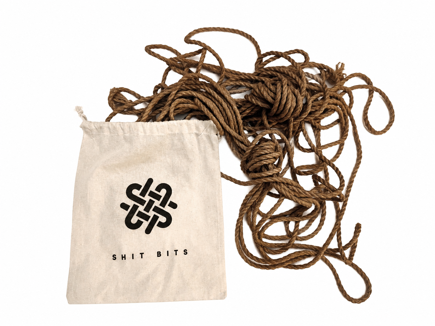 Shit Bit Bag - Untreated Short ropes