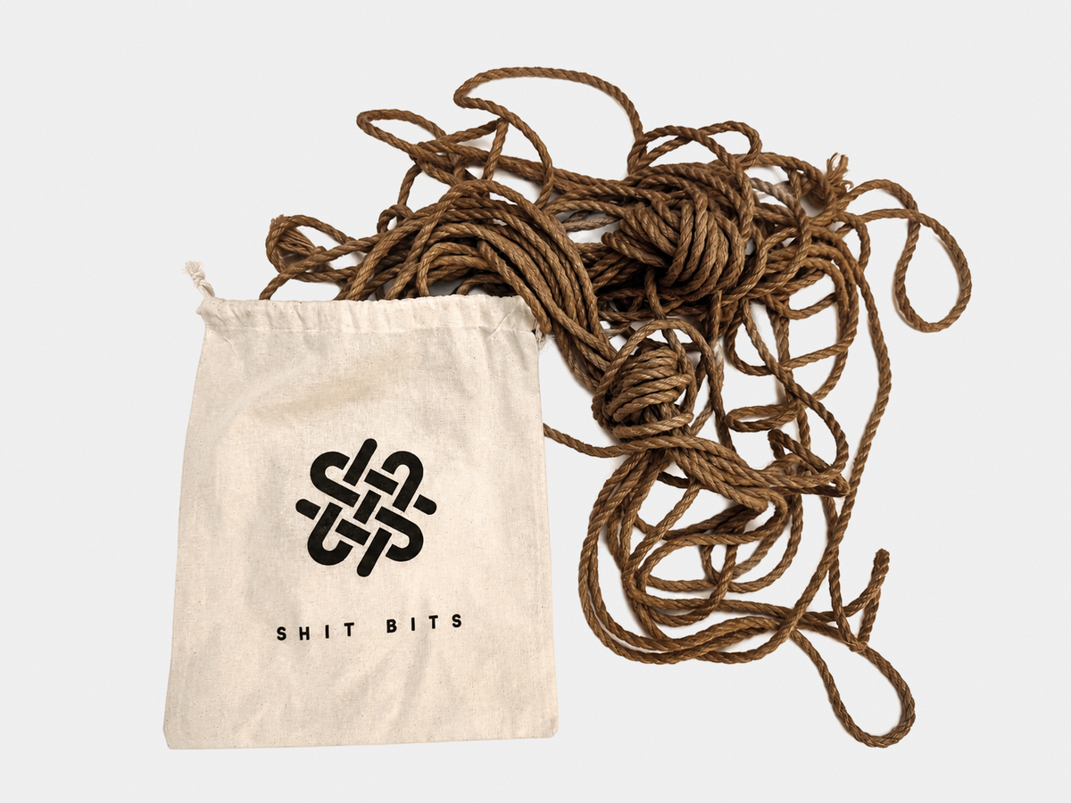 Shit Bit Bag - Untreated Short ropes