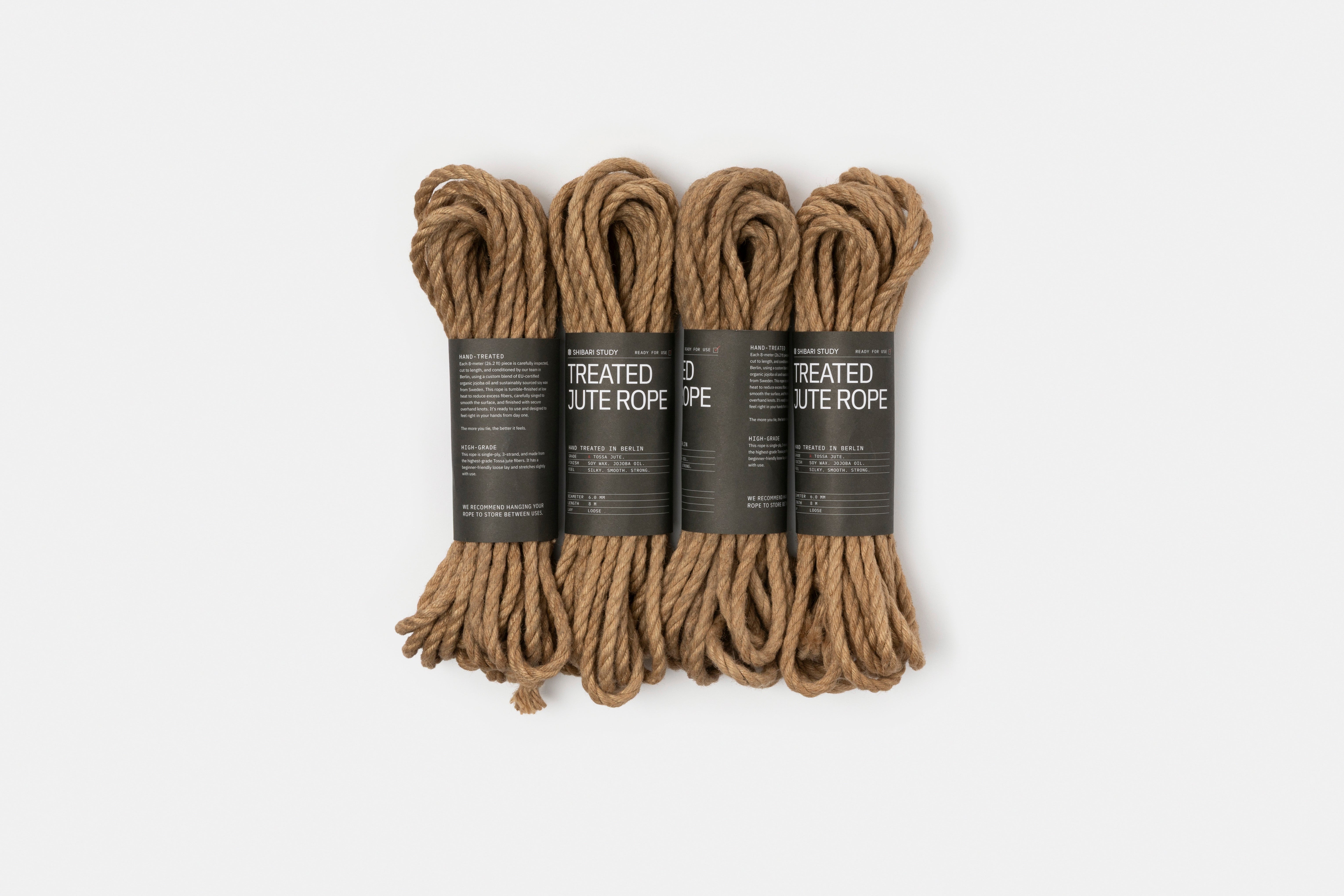Treated Japanese Shibari Jute Rope 8m – Ready to Use