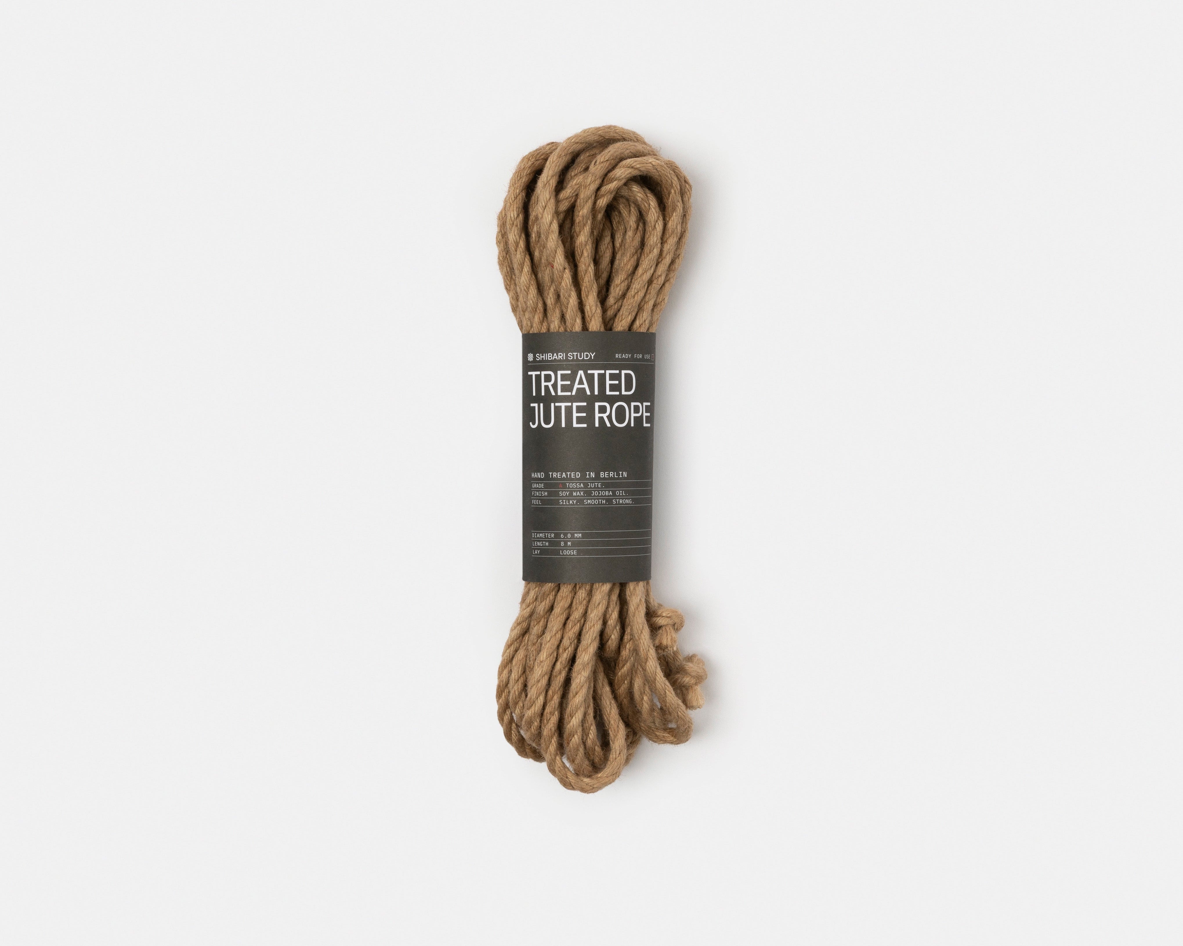 Treated Japanese Shibari Jute Rope 8m – Ready to Use