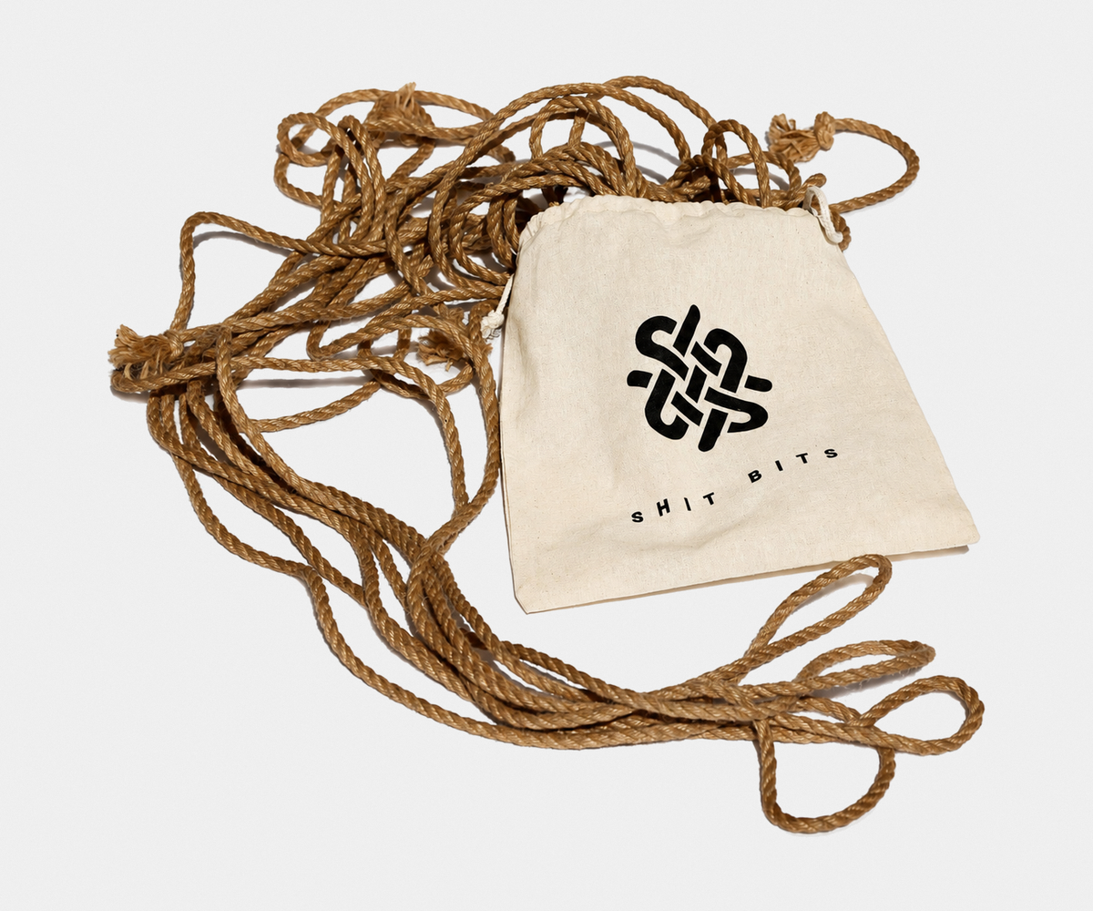 Shit Bit Bag - Untreated Short ropes